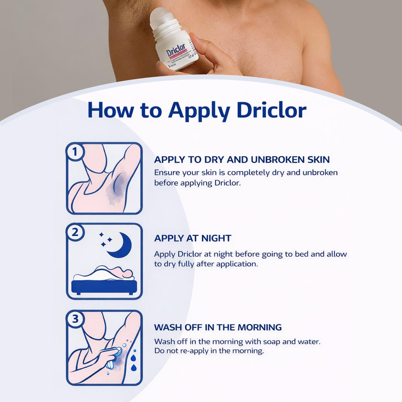 Driclor Antiperspirant Roll-On (20% Aluminum Chloride)